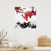 Japans landschap Poster (Keuken)