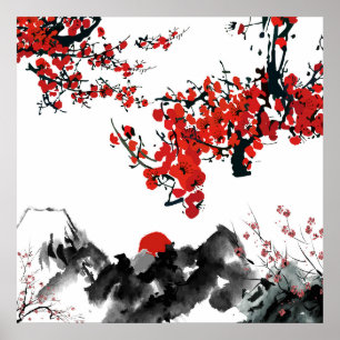 Japans landschap Poster