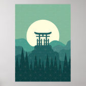 Japans landschap Poster (Voorkant)