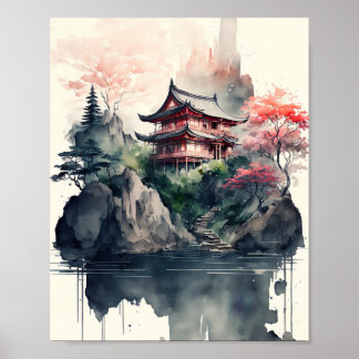 Japans landschap poster