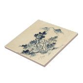 japans landschap tegeltje (Zijkant)