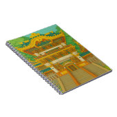 JAPANS LANDSCHAP | Yomeimon Gate | papiersnijden Notitieboek (Rechterzijde)