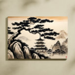 Japans Landschapsinkt Schilderen Canvas Afdruk<br><div class="desc">De Japanese Landscape Ink Painting Canvas Print is volledig aanpasbaar en uniek om aan huis- en kantoor-wanden te hangen. Ontworpen door Norman.R.</div>
