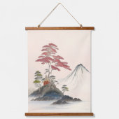  Japans Landschapskunst Print Hangend Wandkleed (Voorkant)