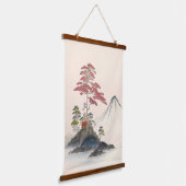  Japans Landschapskunst Print Hangend Wandkleed (Gebogen)
