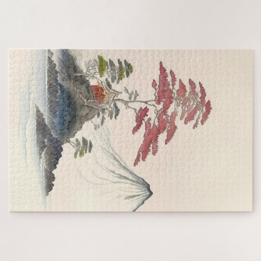  Japans Landschapskunst Print Legpuzzel (Horizontaal)