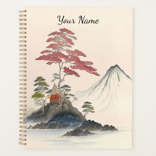 Japans Landschapskunst Print Planner (Voorkant)