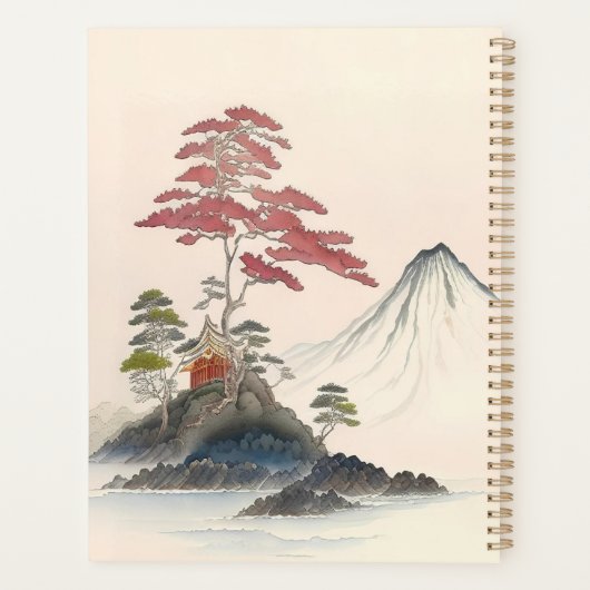  Japans Landschapskunst Print Planner (Achterkant)