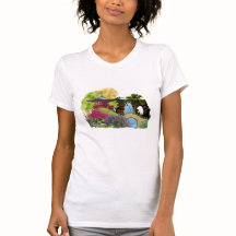 Japans landschapstshirt voor dames