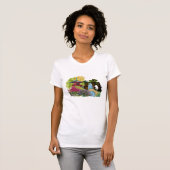 Japans landschapstshirt voor dames t-shirt (Voorkant volledig)