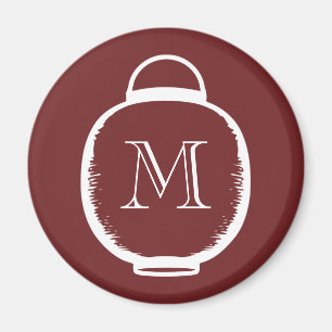 Japans Lantern Monogram Magneet