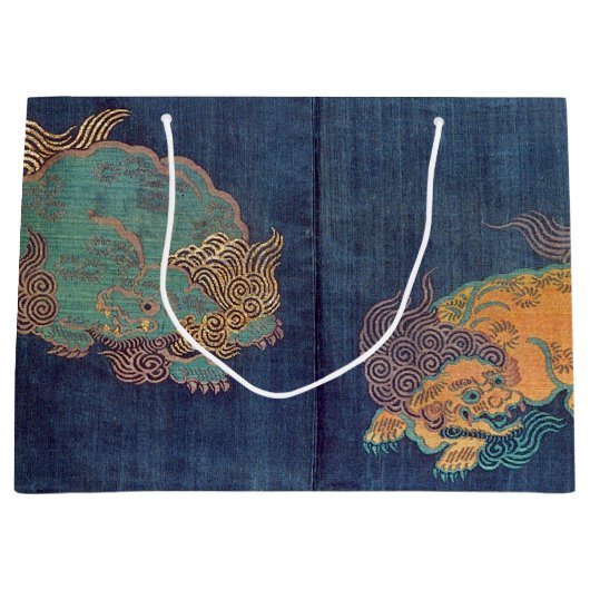 Japans leeuwenpatroon Groot Cadeauzakje (Voorkant)