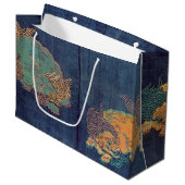  Japans leeuwenpatroon Groot Cadeauzakje (Voorkant Gekanteld)