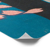 Japans Lesbisch Paar Genieten Sakura Poster (Hoek)