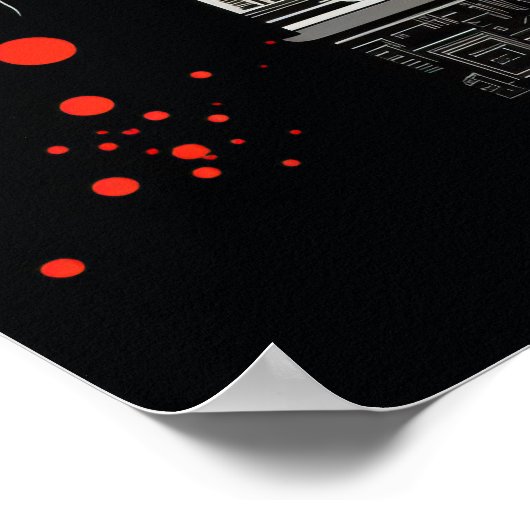 Japans Letters Grafisch Poster (Hoek)