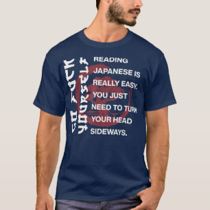 Japans lezen is eenvoudig 975 t-shirt