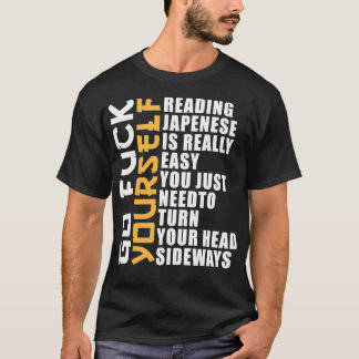 Japans lezen is heel eenvoudig Shirt, grappige Sar T-shirt