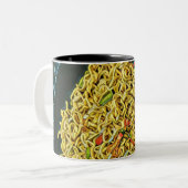Japans liefhebber tweekleurige koffiemok (Voorkant links)