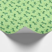 Japans liftpatroon, licht-geelgroen cadeaupapier (Hoek)