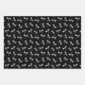 Japans liftpatroon, rood, zwart, Oranje Inpakpapier Vel (Voorkant 2)