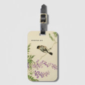 Japans Lila Bagagelabel (Voorkant (verticaal))