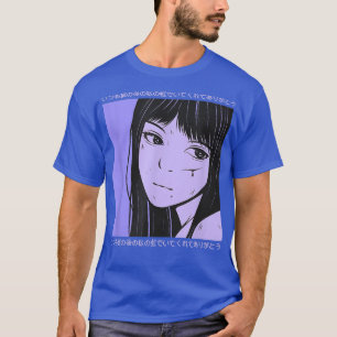 Japans LoFi Girl Anime Character Japan Aestheti T-shirt