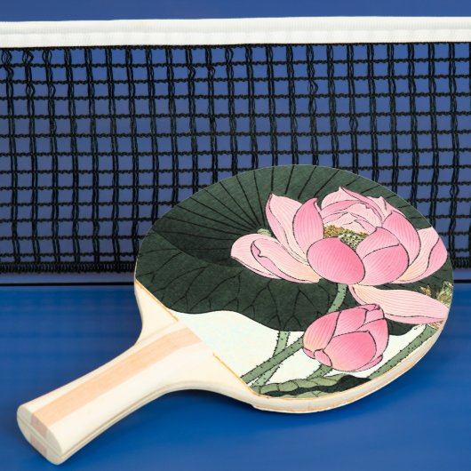  Japans Lotus Bloem - Ping Pong Paddle Tafeltennisbatje (Insitu)