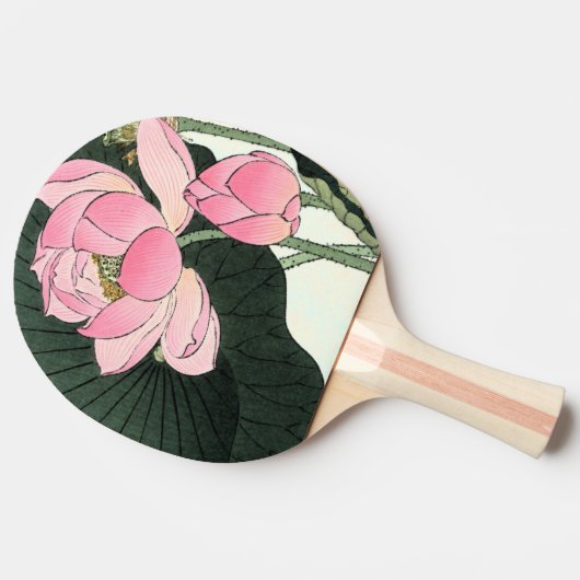  Japans Lotus Bloem - Ping Pong Paddle Tafeltennisbatje (Zijkant)