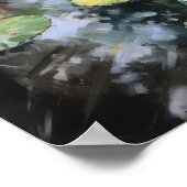 Japans Lotus Bloemenvijver Art Print Poster (Hoek)