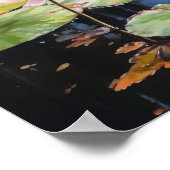 Japans Lotus Bloemenvijver Art Print Poster (Hoek)