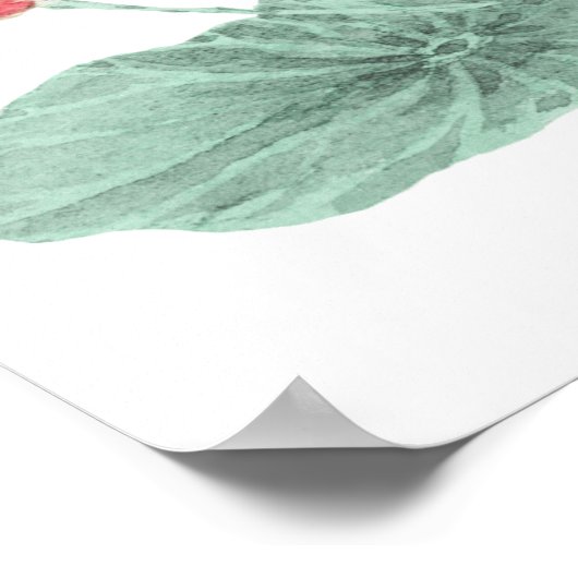 Japans lotus kunst print (Hoek)