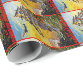 Japans luchtvervoer met Pagoda Cadeaupapier (Rol Hoek)