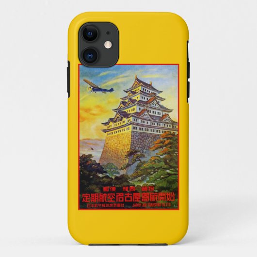 Japans luchtvervoer met Pagoda Case-Mate iPhone Case (Achterkant)
