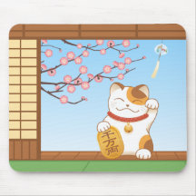 Japans Lucky Calico Cat, Maneki Neko