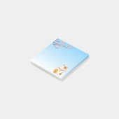 Japans Lucky Calico Cat, Maneki Neko Post-it® Notes (Schuin)