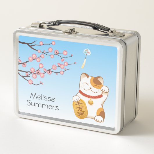 Japans Lucky Cat, Calico Maneki Neko (Voorkant)