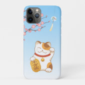 Japans Lucky Cat, Calico Maneki Neko Case-Mate iPhone Case (Achterkant)