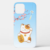 Japans Lucky Cat, Calico Maneki Neko Case-Mate iPhone Case (Achterkant)