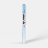 Japans Lucky Cat, Calico Maneki Neko Samsung Galaxy Hoesje (Rechterkant)