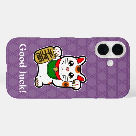 Japans Lucky Cat Case-Mate iPhone Case (Achterkant (horizontaal))