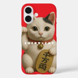 Japans Lucky Cat Charm Hoesje-Mate iPhone Case