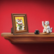 Japans Lucky Cat Maneki Neko Folk Art