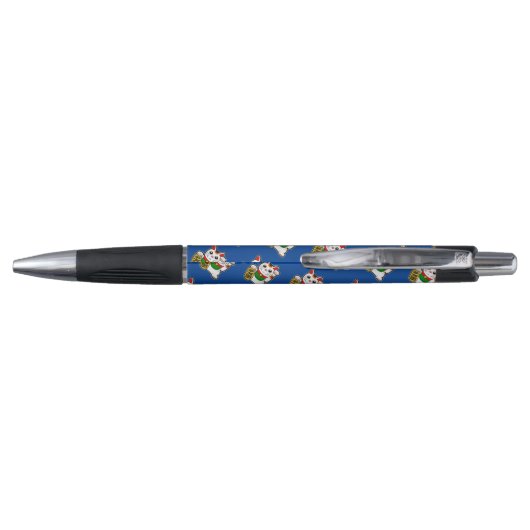 Japans Lucky Cat Monogram Pen (Achterkant)
