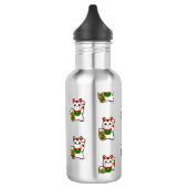 Japans Lucky Cat Pattern Waterfles (Links)