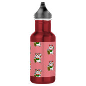 Japans Lucky Cat Pattern Waterfles (Rechts)