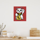 Japans Lucky Cat Poster (Keuken)