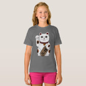 Japans Lucky Cat T-shirt (Voorkant volledig)