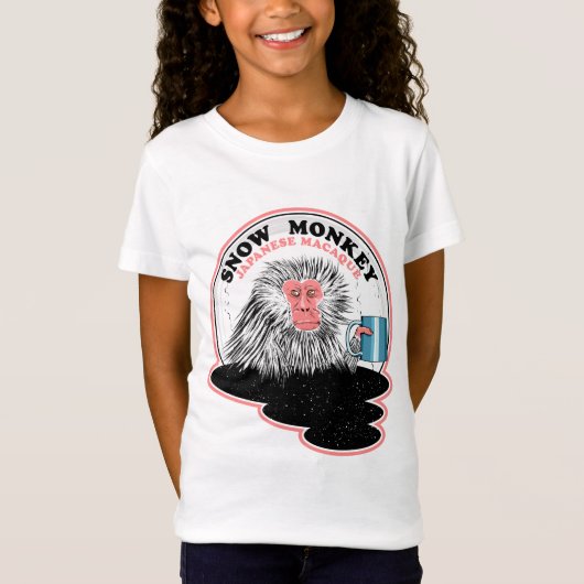 Japans macaque Snow Monkey T-shirt (Voorkant)