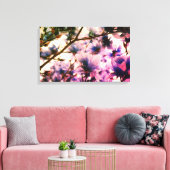 Japans Magnolia Canvas Print (Insitu (Woonkamer))