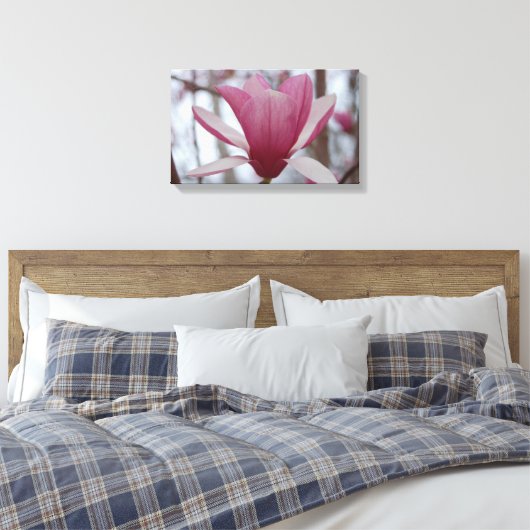 Japans Magnolia Canvas Print (Insitu (Slaapkamer))